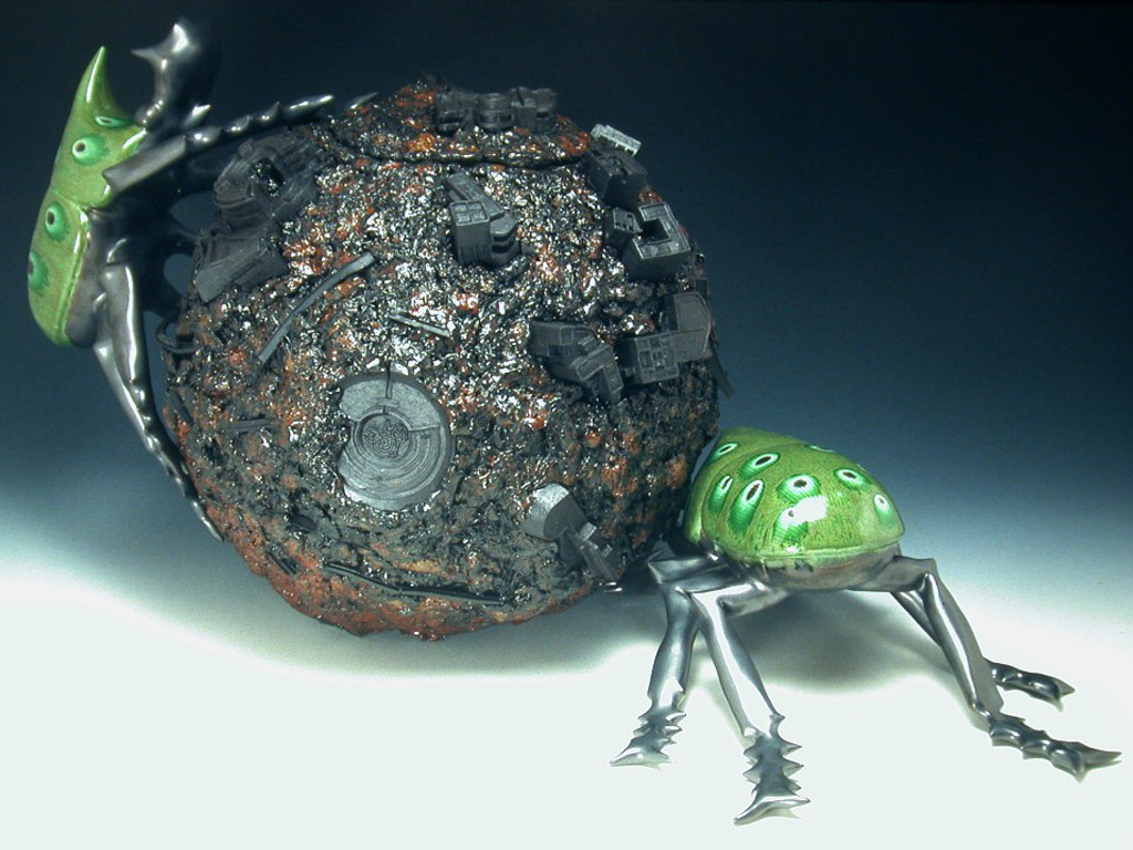 Urn: The Getty Center Dungball	