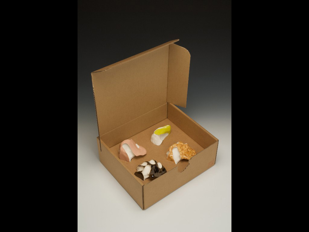 #1 Glazed ceramic & hand made box