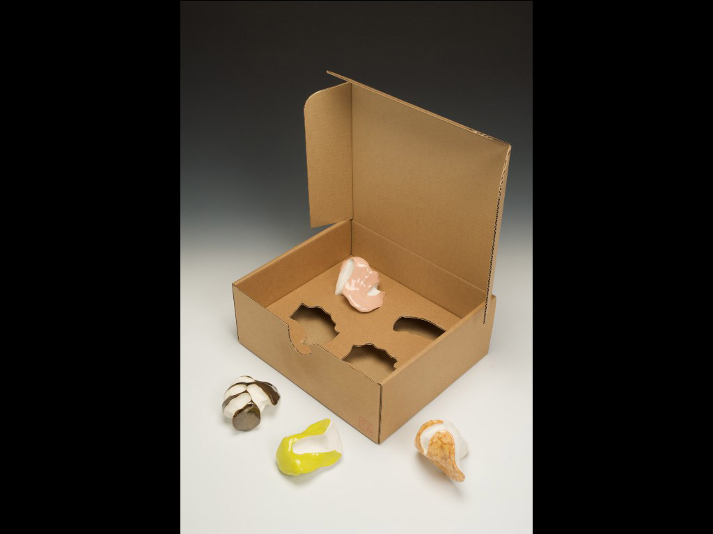 #1 Glazed ceramic & hand made box