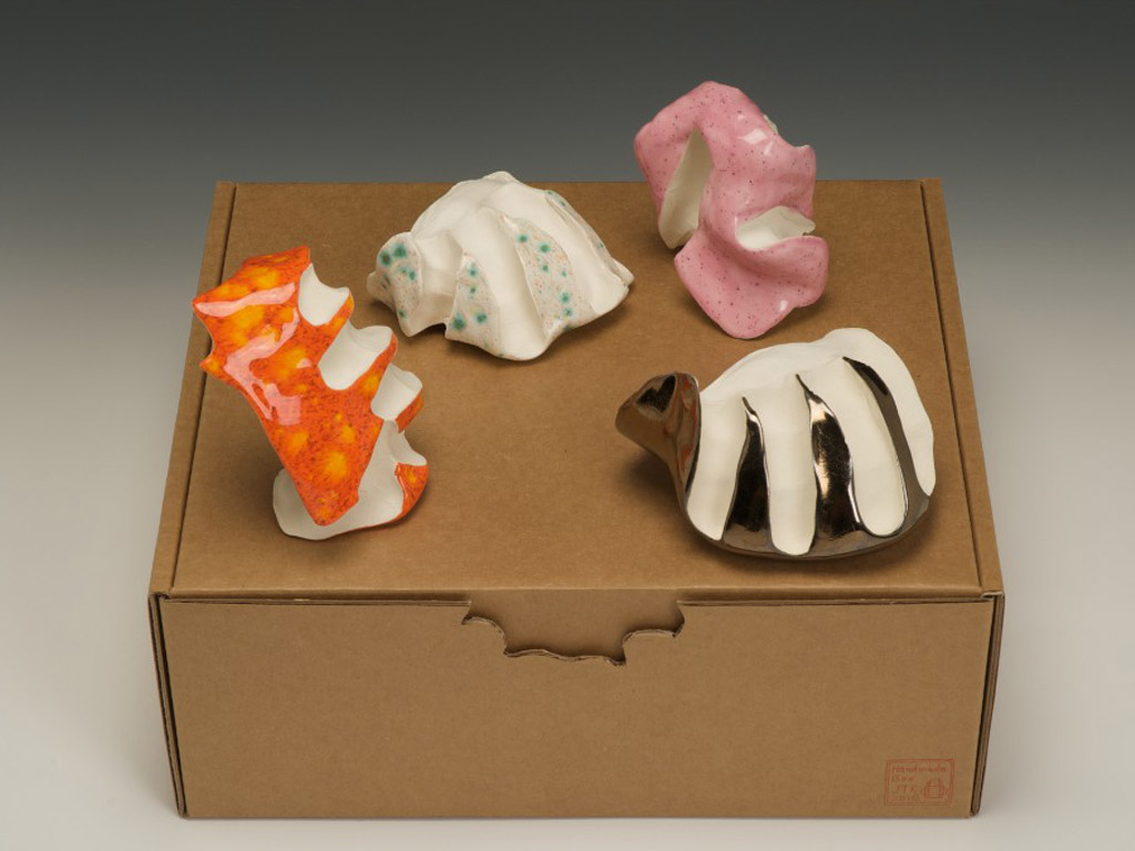 #4 Glazed ceramic & hand made box