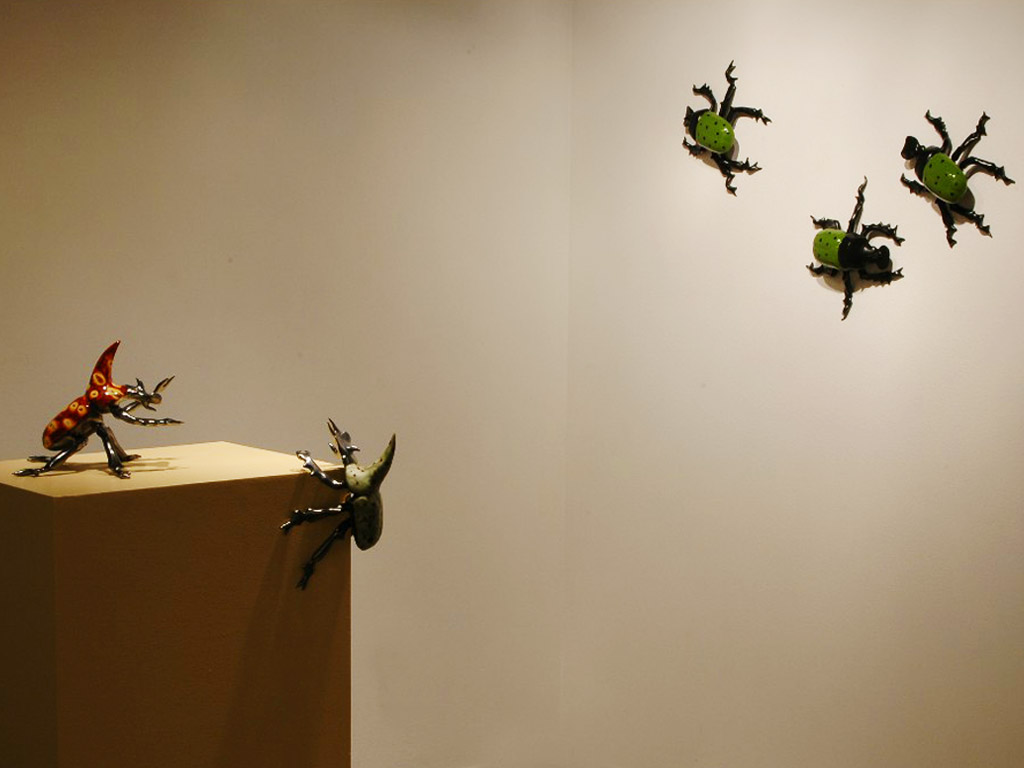 Beetles and Sprouts installation 